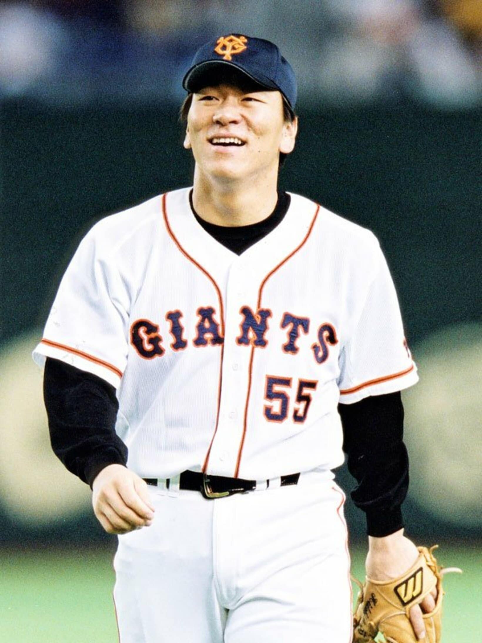 背番号55時代の松井秀喜新監督（2002年）