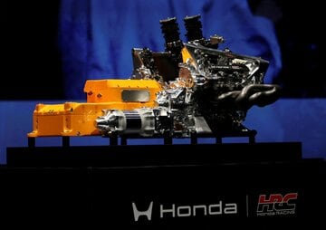ホンダが開発した新マシンのパワーユニット（ロイター）