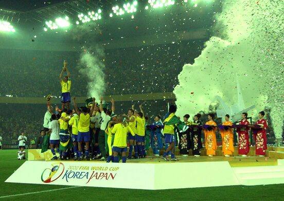 ブラジルが優勝した２００２年の日韓共催ワールドカップ