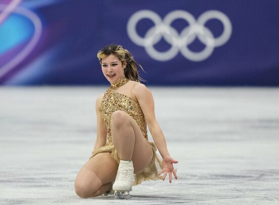 完璧な演技をみせたアリサ・リュウ（ロイター）