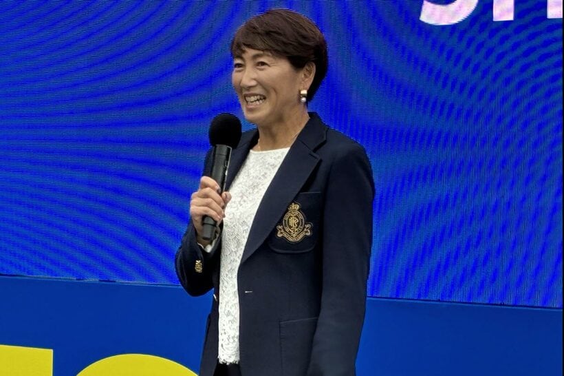 トークショーに登壇した杉山愛氏