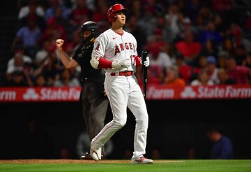  敬遠された大谷（ロイター）