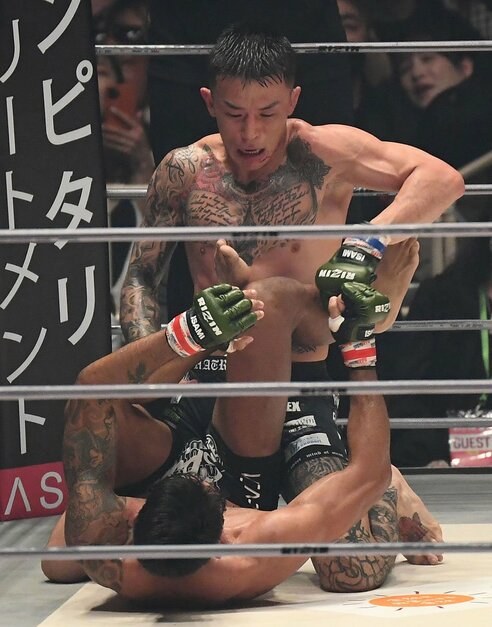 RIZIN】萩原京平が連敗脱出！「今日はもう、テキーラ飲もう