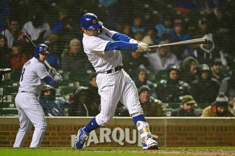  カブスの鈴木誠也（ロイター＝USA TODAY Sports）