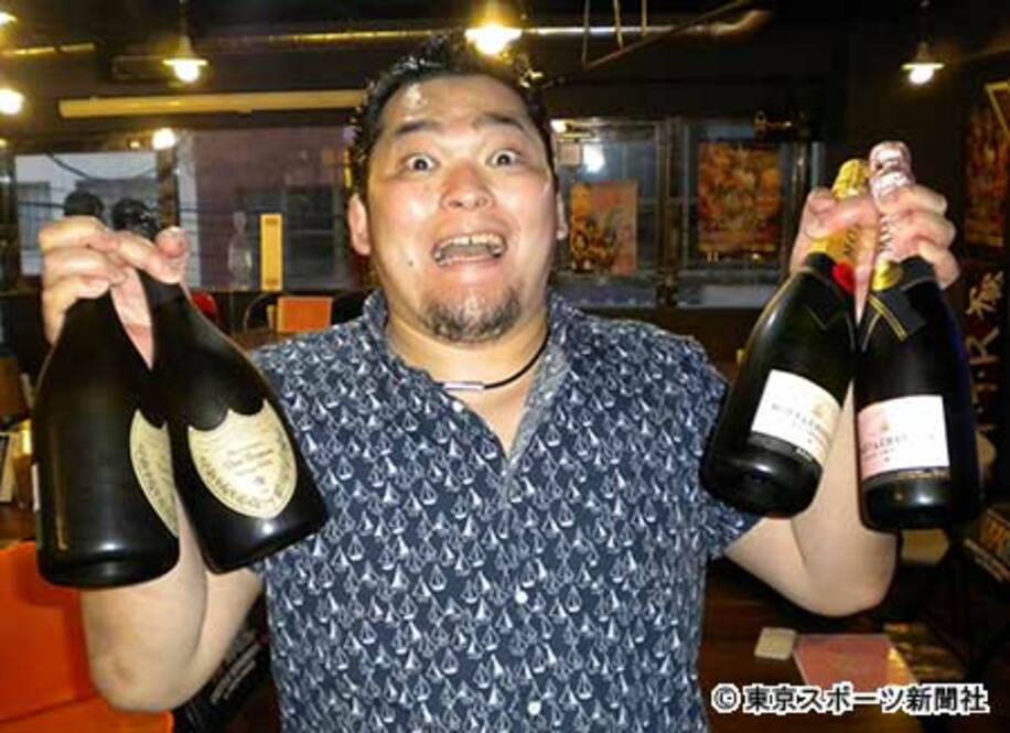 高級シャンパンを手に壮大なプランを明かした矢野