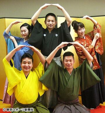 「講談ゴリンジャー」の５人