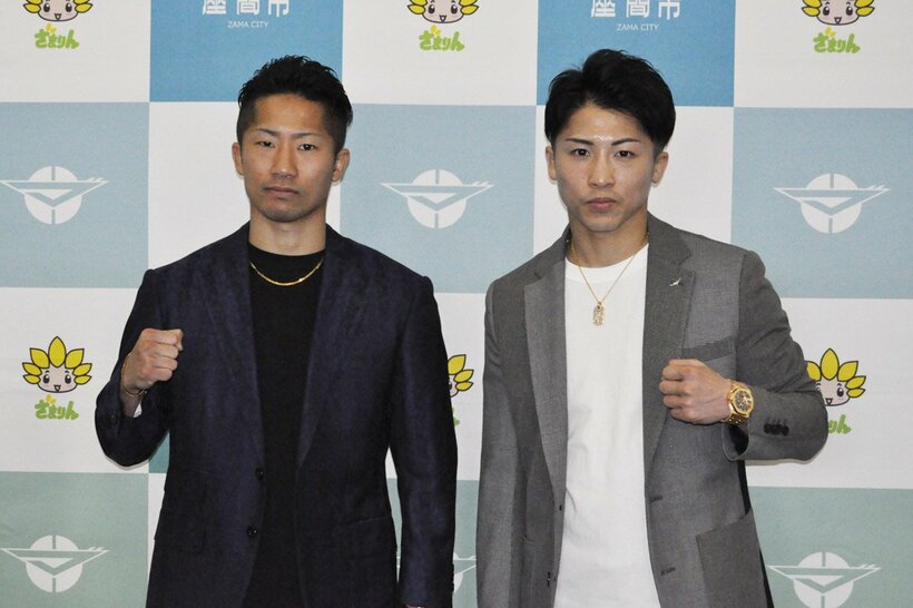 左から井上拓真、井上尚弥
