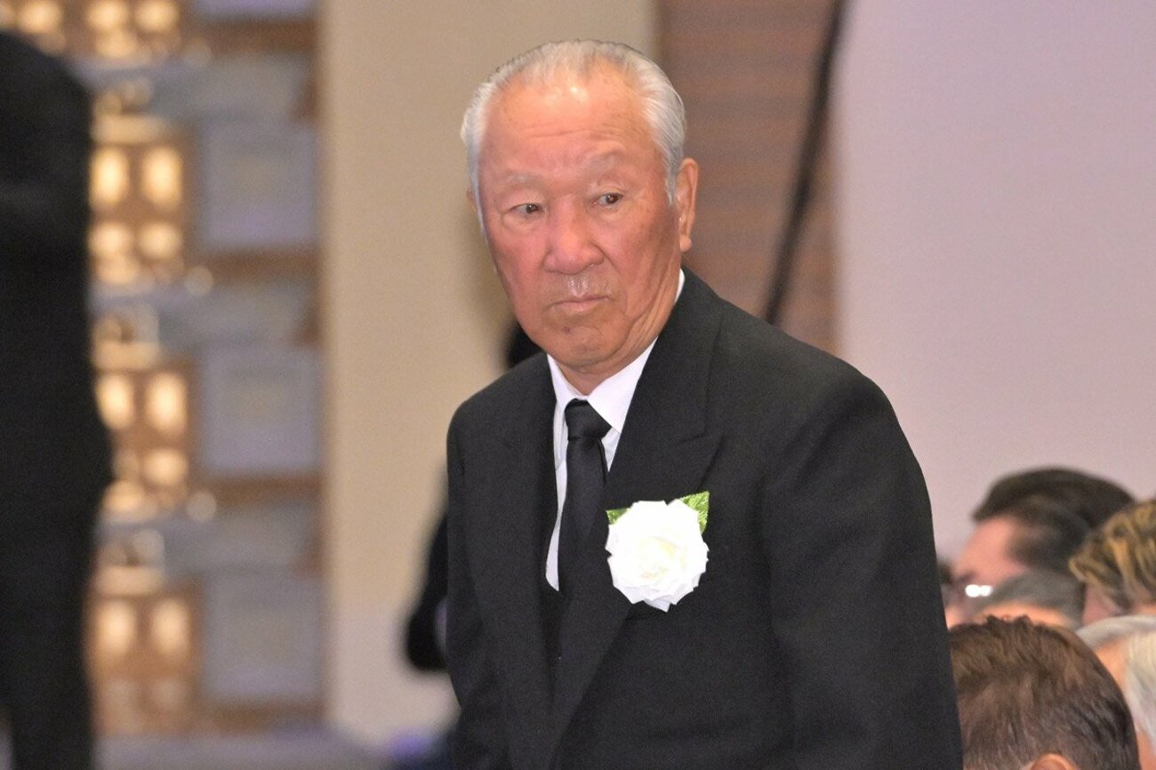 尾崎将司お別れの会に参列した青木功