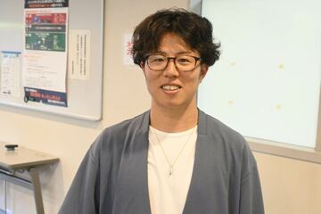 今期最終戦を前に思いを語った中田健太