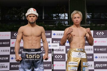 計量をクリアした久保とシェイドゥラエフ