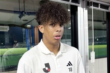 試合後の取材に応じたFWオリベイラ・フェリペ