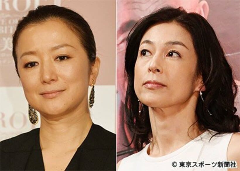  鈴木京香（左）と鈴木保奈美