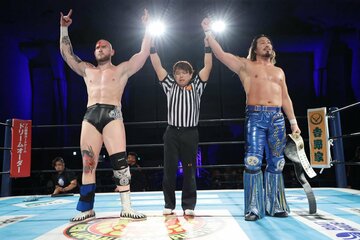 ４勝目を挙げたゲイブ・キッド、辻陽太
