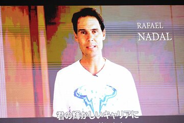 ビデオメッセージを送ったナダル