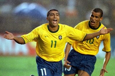 Nike ブラジル代表 1997年モデル ロマーリオ　No,11 写真：ロマーリオ幻の東京V加入 ブラジル代表スターが前向き発言「1