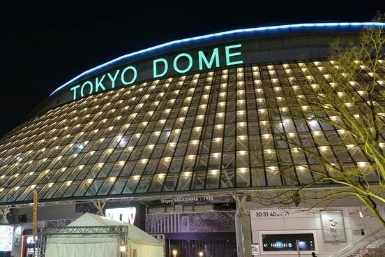 カウントダウンコンサートが開催された東京ドーム