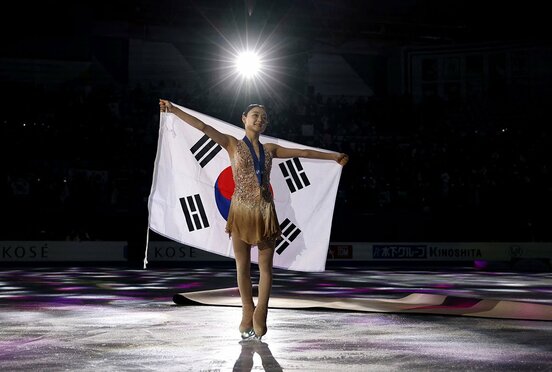 四大陸選手権で金メダルを獲得したキム・チェヨン（ロイター）