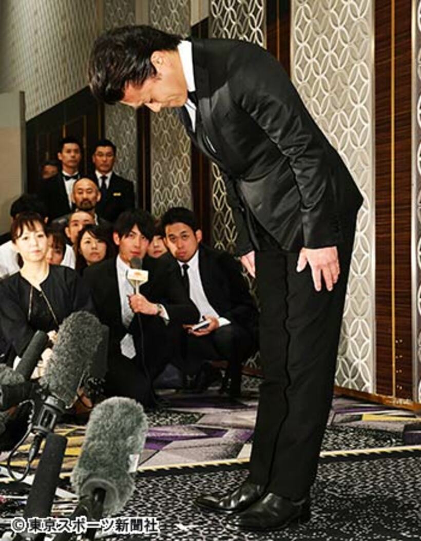  謝罪した山口達也
