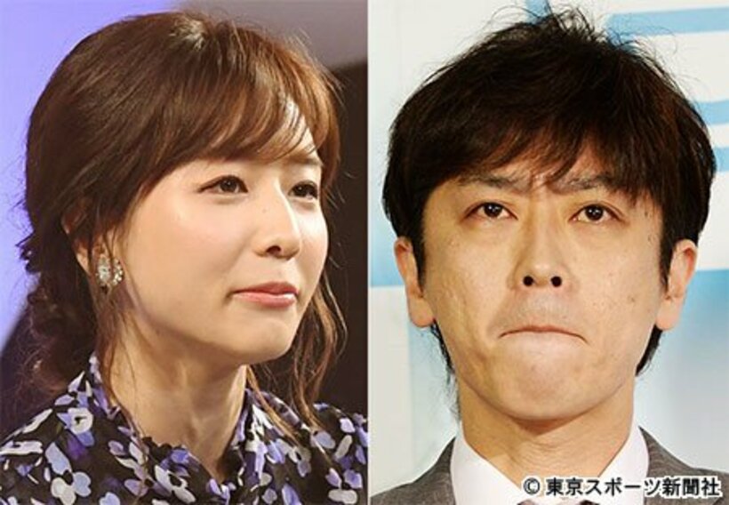  後藤輝基（右）と田中みな実