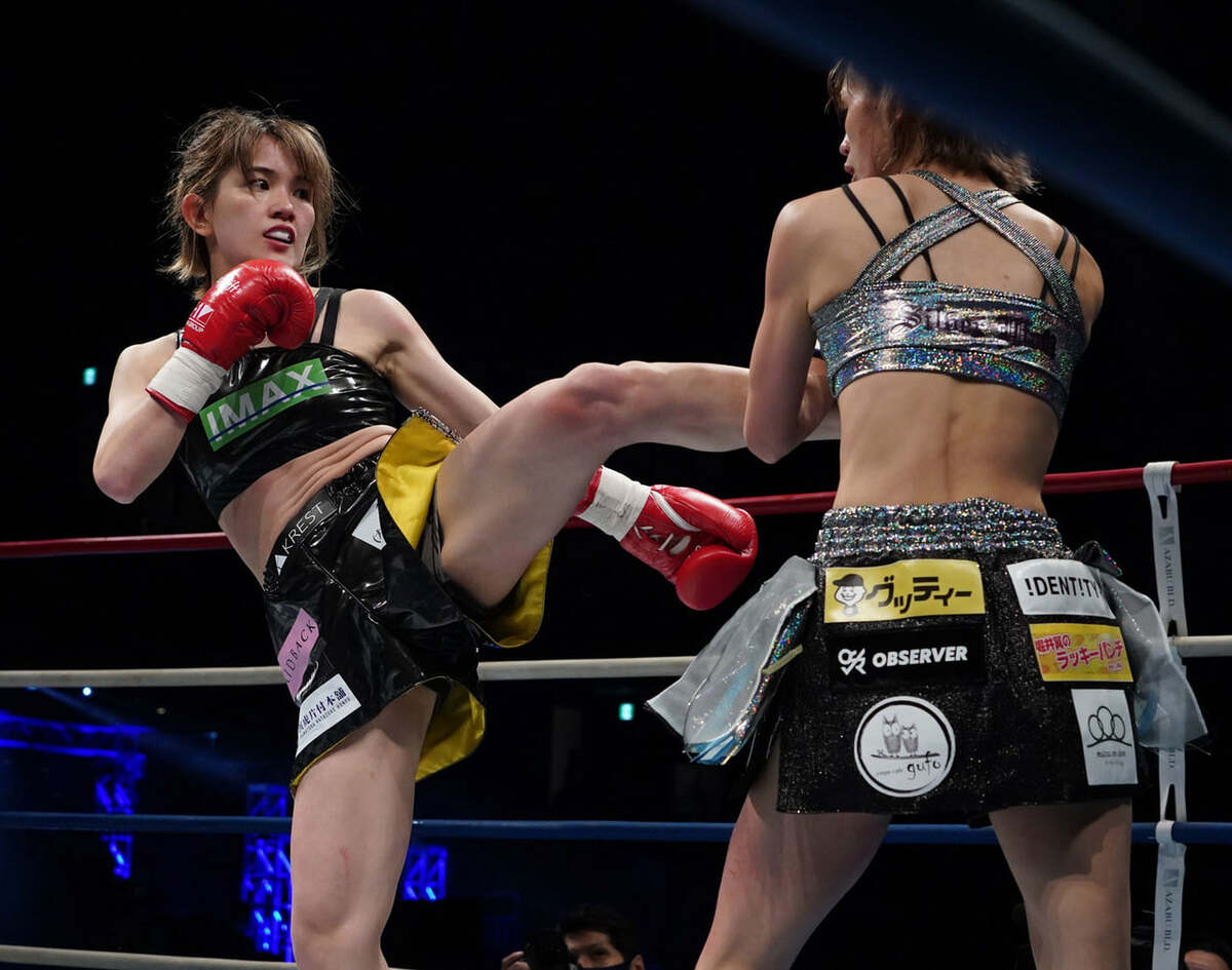 K―1】MIOが積極的に攻めて2連勝 敗れた菅原美優は号泣 | 東スポWEB