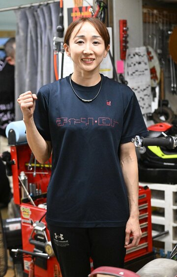 闘志を秘める藤本梨恵