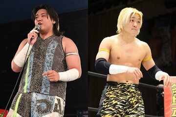 DDTの佐藤大地(左)と須見和馬