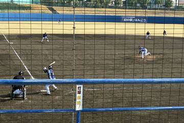 ケース打撃に登板した冨士は好投を披露し、支配下昇格へ一歩前進した