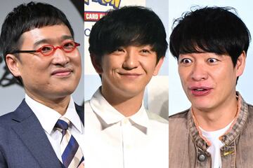 （左から）山里亮太、パンサー向井、麒麟川島