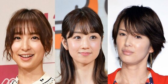 左から篠田麻里子、小倉優子、吉瀬美智子