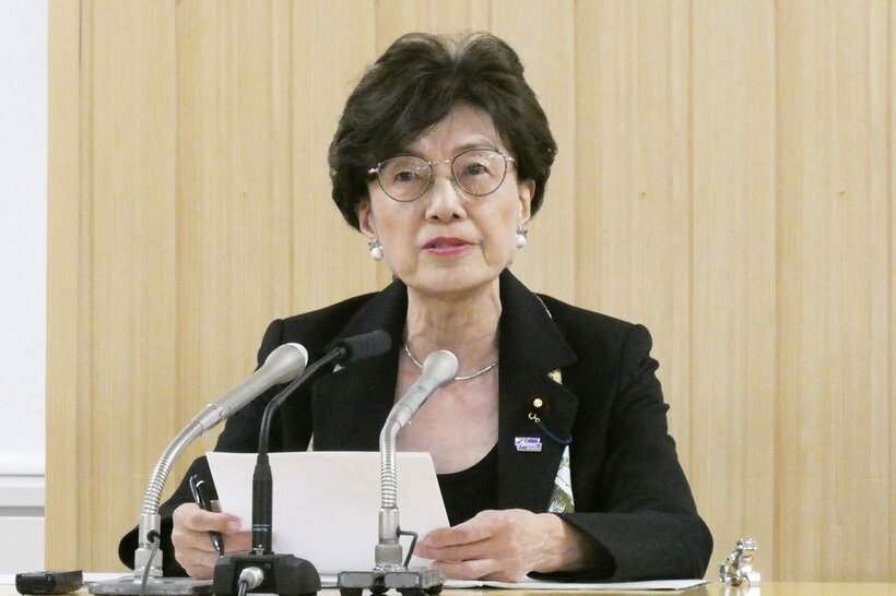 中道改革連合に入党したことを明かした円より子衆院議員