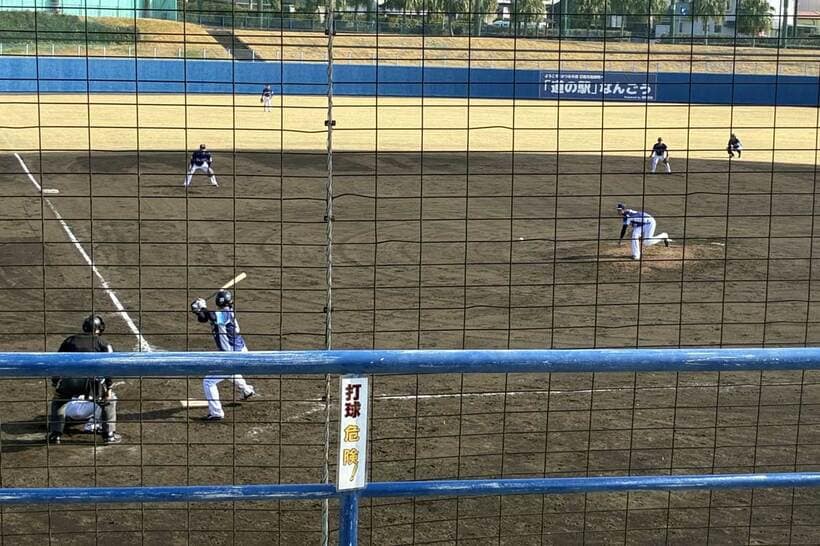 ケース打撃に登板した冨士は好投を披露し、支配下昇格へ一歩前進した