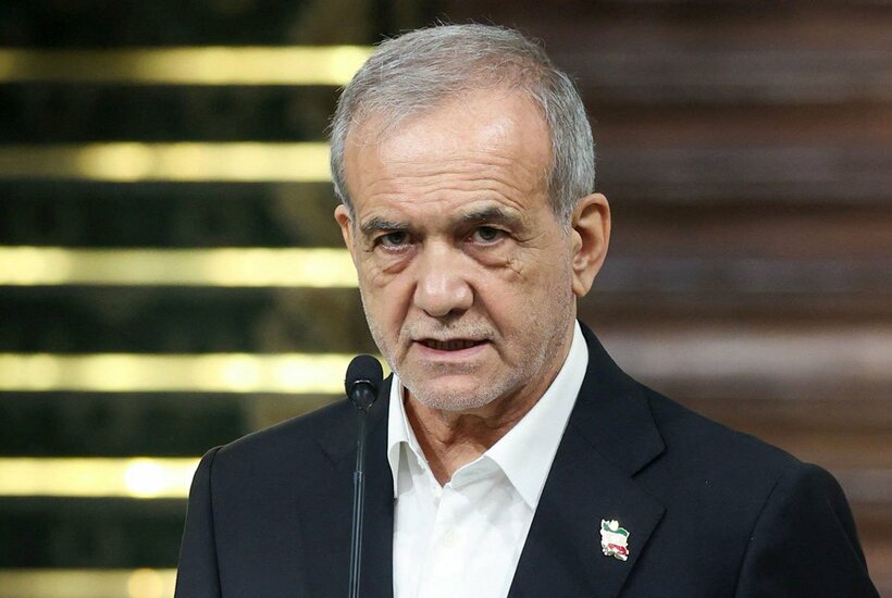 イランのペゼシュキアン大統領（ロイター）