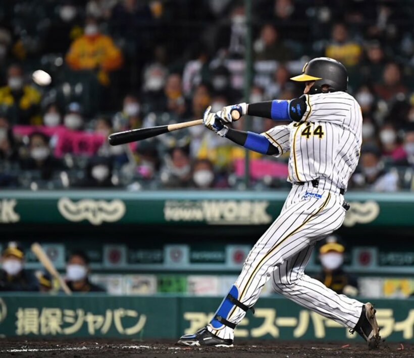  試合を決めた梅野