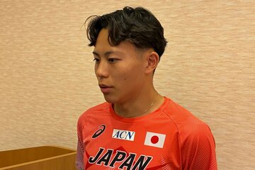 意気込みを語った清水空跳