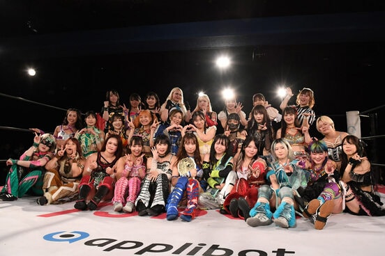 最後の新宿FACEとなった東京女子プロレスの選手たち