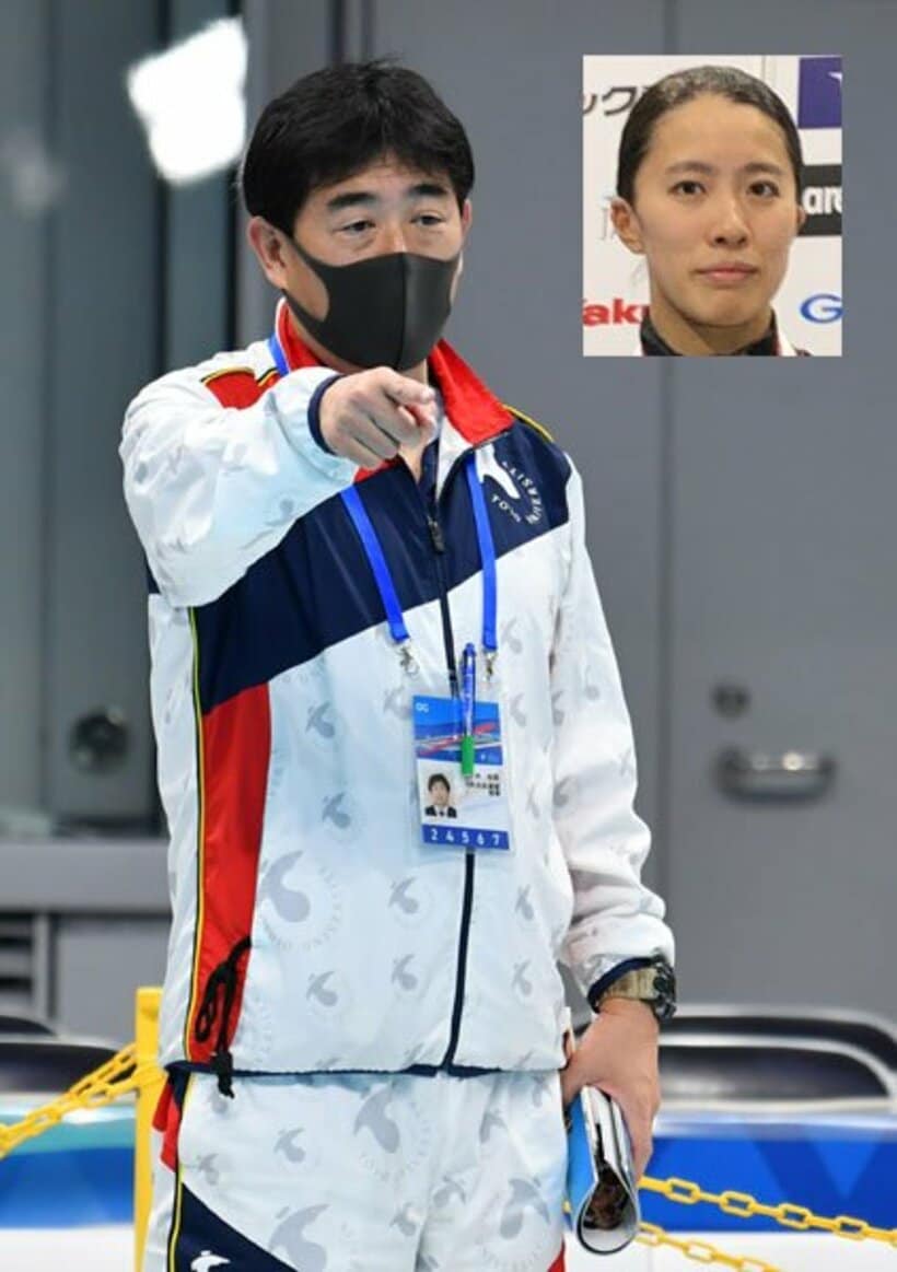  平井伯昌コーチ(顔写真は大橋悠依)