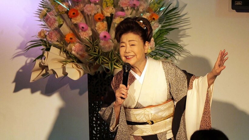 ＬＩＶＥレストラン青山でイベントを開催した中村美律子