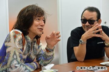  ダイヤモンド・ユカイと高橋まこと（右）
