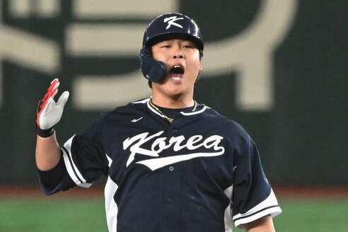 新品 WBC 韓国代表 プロスペックス製 プラクティスウェア L WBC韓国代表の〝やらかし男〟オフのMLB挑戦を準備 米大手