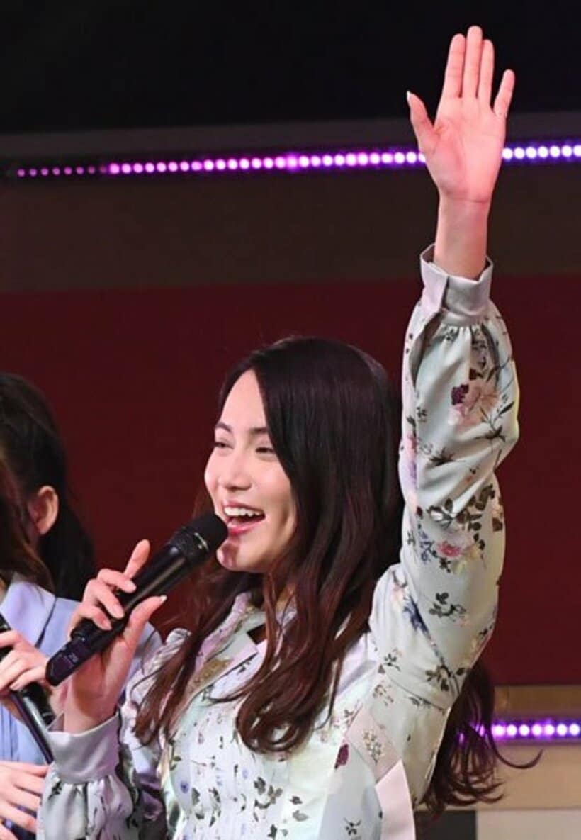  デビュー１０周年を報告した入山杏奈