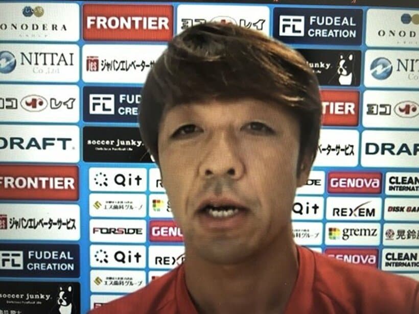  オンライン会見を行った下平監督
