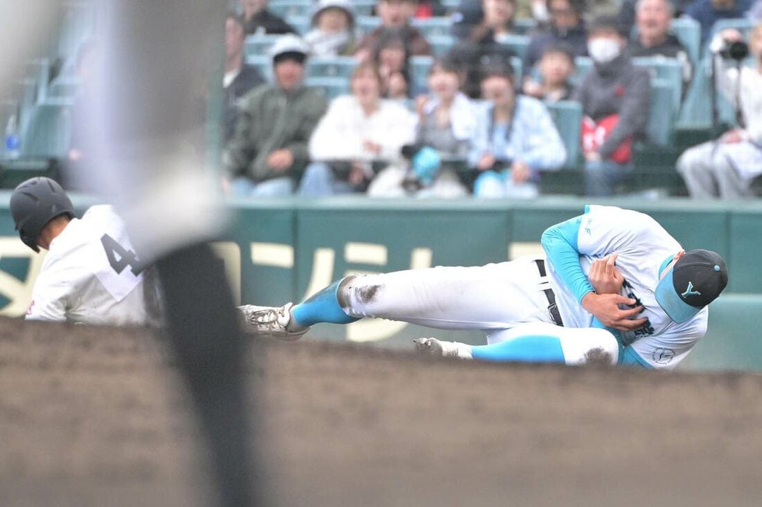 交錯して菰田陽生が倒れた瞬間