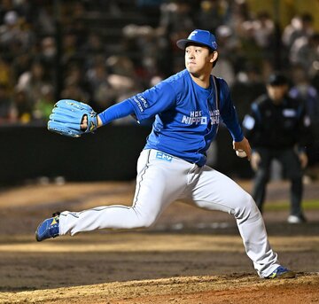 【写真】太ももがスゴすぎる日本ハム時代の北浦竜次（2024年）