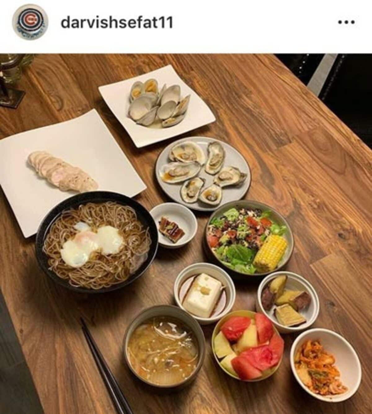 ダルビッシュ 食事