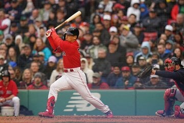 吉田正尚ガーディアンズ戦に出場した吉田(ロイター＝USA　TODAY　Sports)