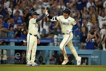 レイズ戦で４１号本塁打を放った大谷s東平（ロイター＝USA　TODAY　Sports)