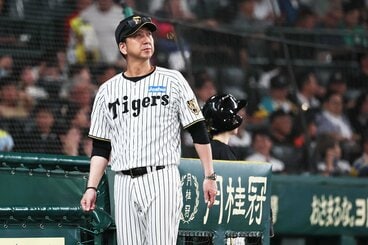 この日も積極的な采配を見せなかった阪神・藤川監督