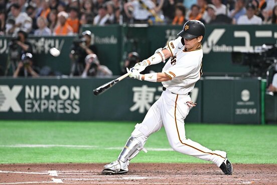 6回に同点ソロを放った巨人・大城卓三