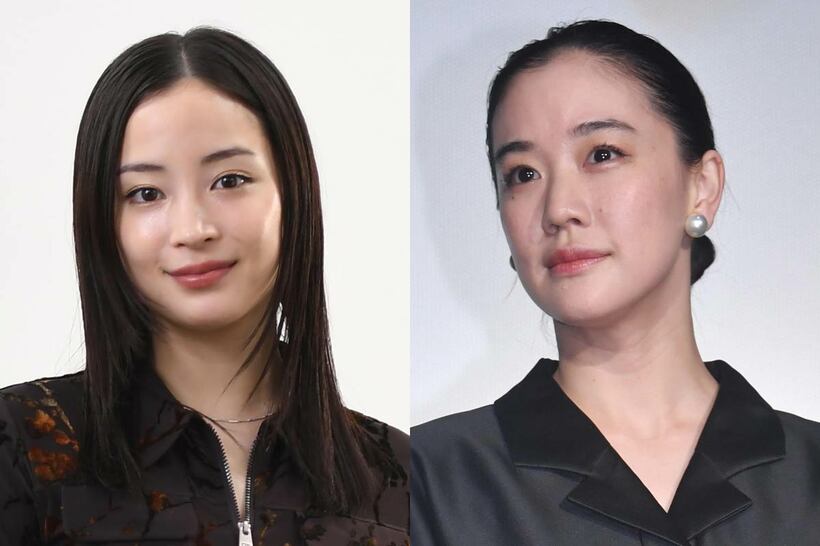 広瀬すず（左）と蒼井優