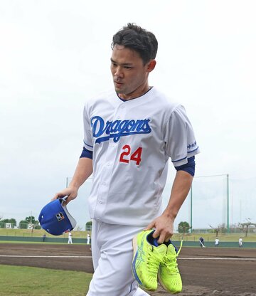 「全力キャンプ」を続ける中日・福谷